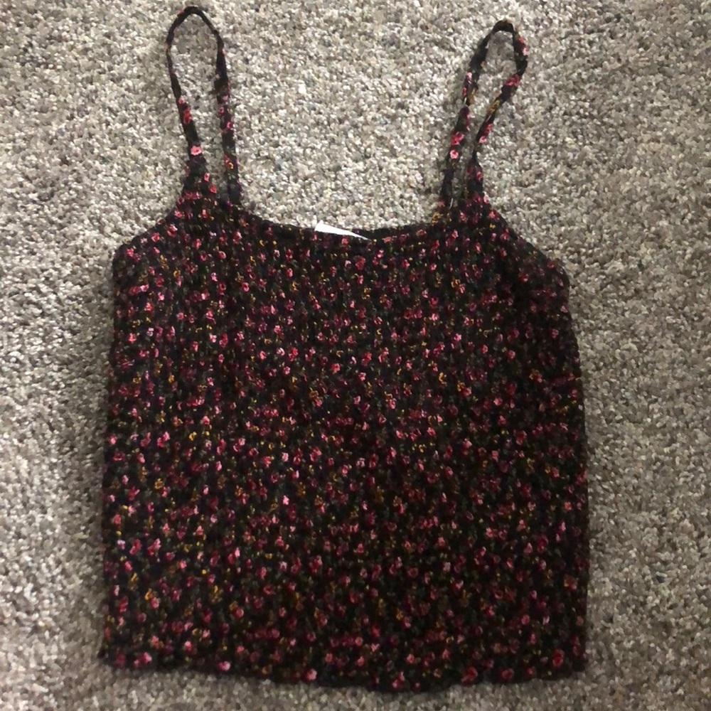 Hollister floral tank top